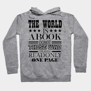 The world is a book Hoodie